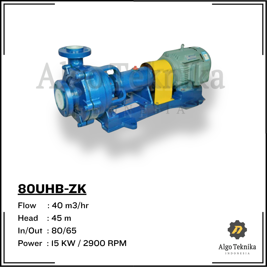 Chemical Slurry Pump - Flugo 80UHB-ZK