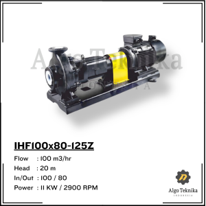 Chemical Pump IHF100x80-125Z - Flugo plastic free pump (coupling type)
