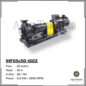 Chemical Pump IHF65x50-160Z - plastic free Flugo (coupling type) Pump