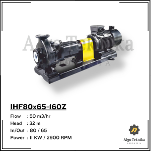 Chemical Pump IHF80x65-160Z - Flugo plastic free pump (coupling type)